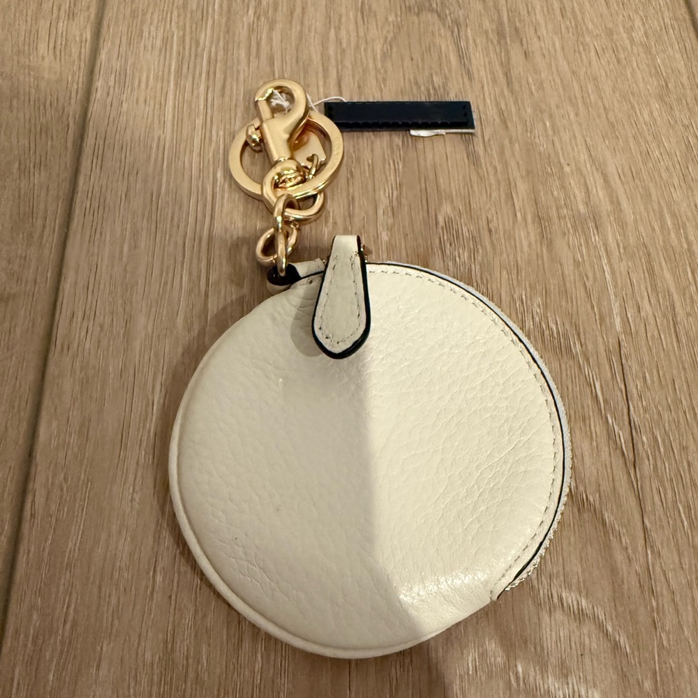Coach X Peanuts Circular Pouch Bag Charm With Woodstock - Picture 2 of 3